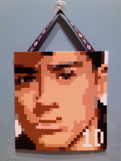 One Direction Zayn Malik Perler Bead Hanging Art By Pixelfolk 1200