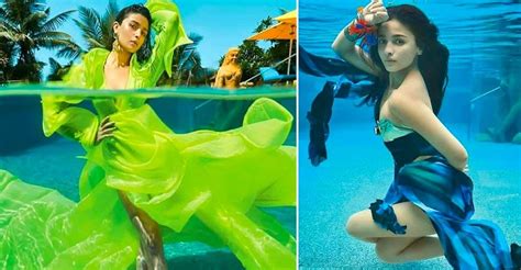 Alia Bhatt Underwater Photoshoot Vogue Magazine Hot