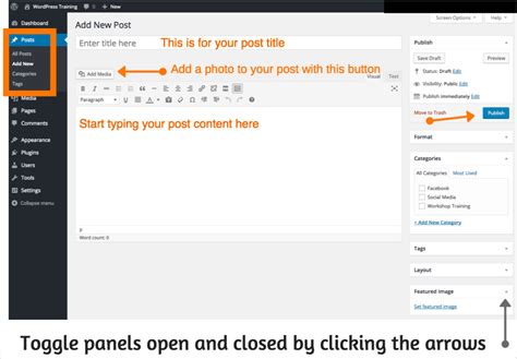 How To Publish Your First Post In Wordpress Learnwp