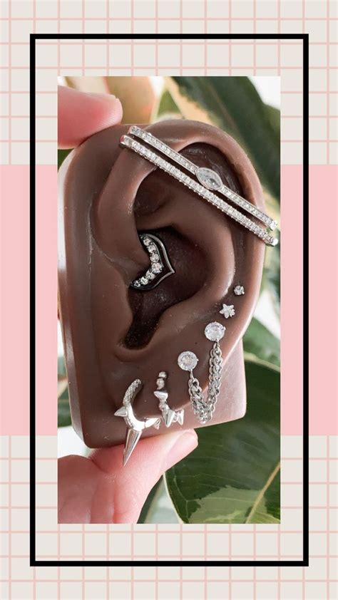 Fake Industrial Bars Conch Piercing Jewelry Piercings Ear Piercings