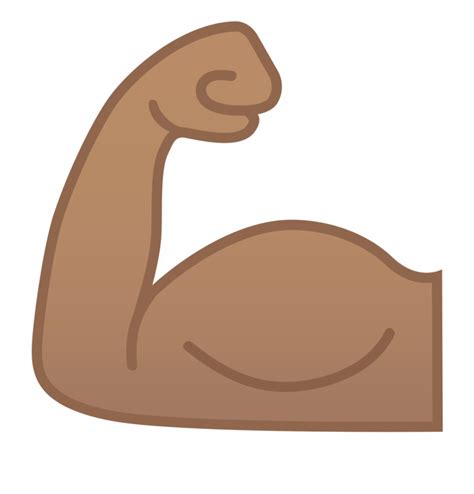 Muscle Emoji Vector At Collection Of Muscle Emoji