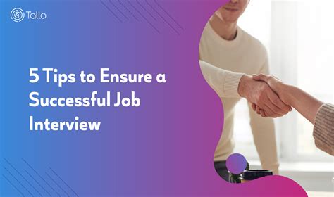 5 Tips To Have A Successful Job Interview