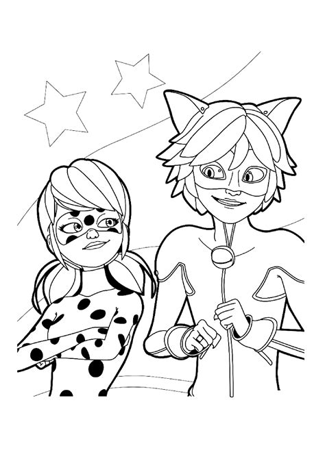 Lady bug / Miraculous  dessin à colorier  Coloriage Miraculous / Lady