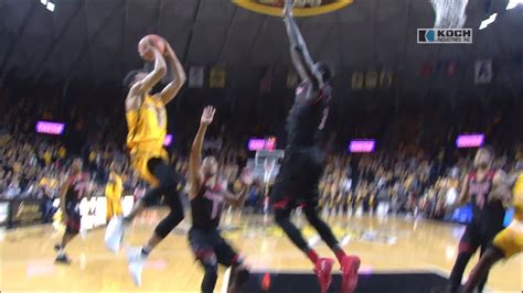 Landry Shamet Drives And Hits A Fade Away That Puts The Shockers Up 89 80 With Under 2 Minutes
