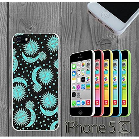 Vintage Space Moon Stars Sun Custom Made Casecoverskin For Iphone 5c
