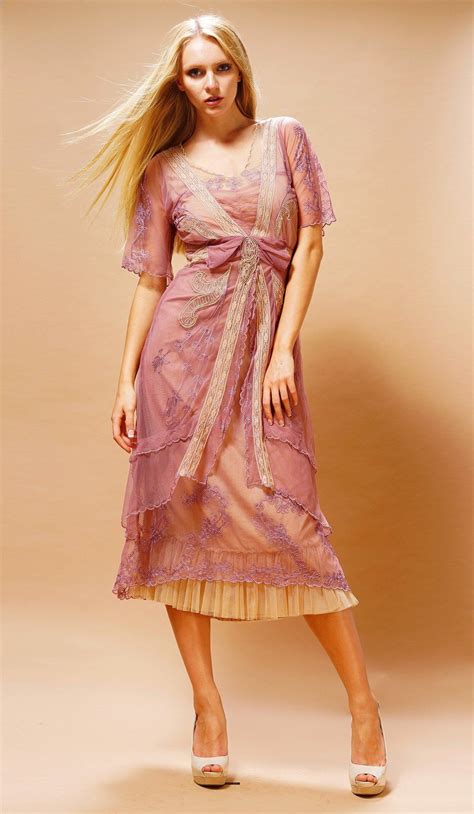 Embroidered Layered Summer Dress In Rose Butter By Nataya Sold Out Vintage Inspired Dresses