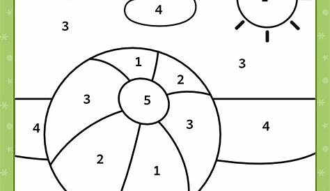 how to make a color by number worksheets