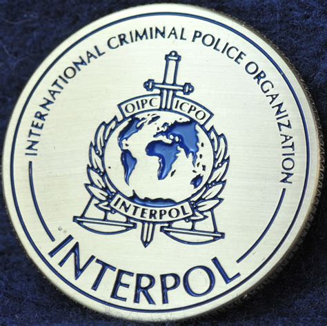 INTERPOL 100 years of International Police Cooperation Gold ...