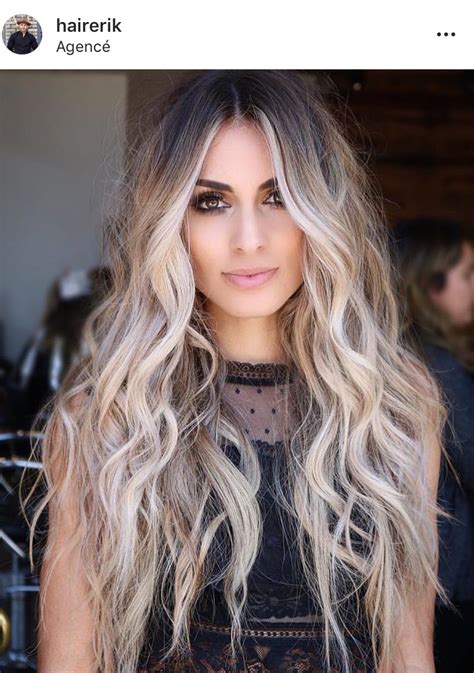 The possibilities for this hairstyle are almost endless. Ideas to go blonde - long icy balayage ...