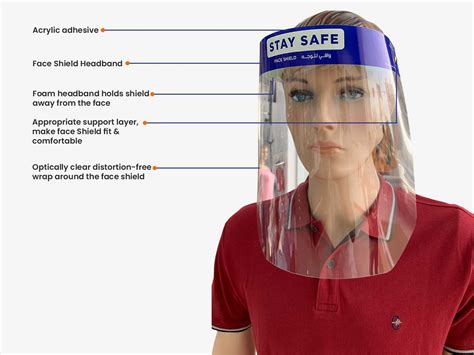 A face shield, an item of personal protective equipment (ppe), aims to protect the wearer's entire face (or part of it) from hazards such as flying objects and road debris, chemical splashes (in laboratories or in industry), or potentially infectious materials (in medical and laboratory environments). Shop Face Masks & Face Shields Online Dubai, UAE & India ...