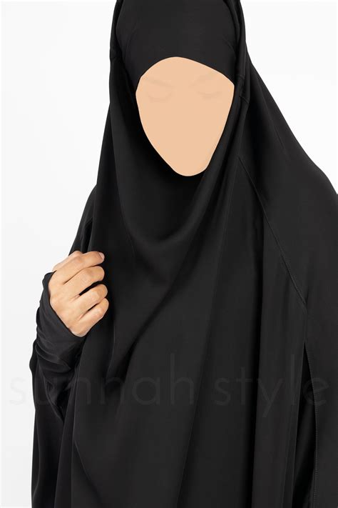 Essentials Full Length Jilbab Black