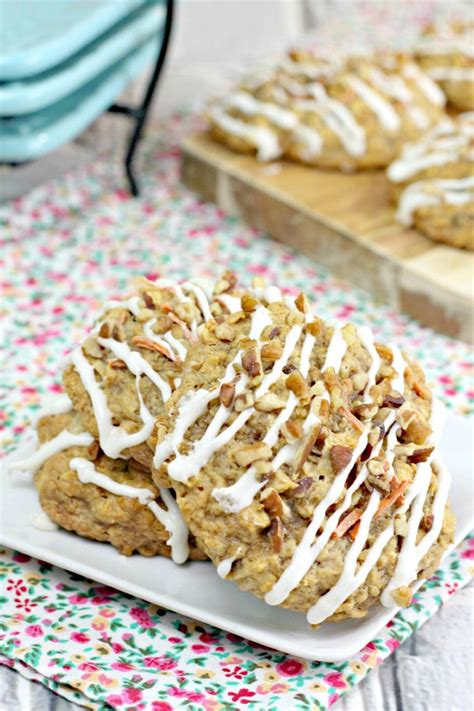 I halved the recipe and only made one layer but this cake came out great. Iced Carrot Cake Cookies - Pams Daily Dish