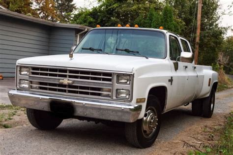 Clean 1986 Chevy C30 Dually Pickup Truck 2wd No Reserve For Sale