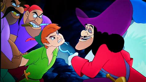 Peter Pan Against Captain Hook Walt Disney Return Of Peter Pan