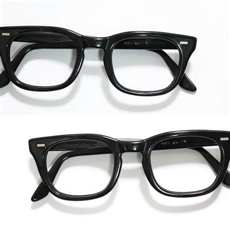 vintage 1970 s uss military official g i glasses black 48 22 ｜ ミリタリー眼鏡 american classics