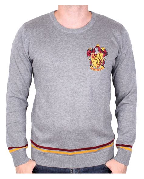 Gray Harry Potter Gryffindor Sweater To Buy Horror