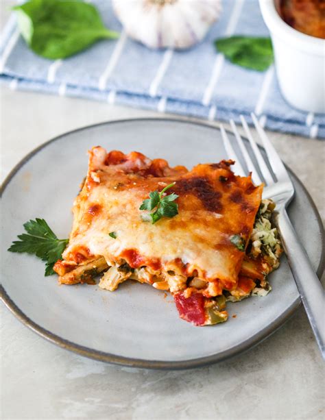 Creamy Chicken Lasagna Gimme Delicious