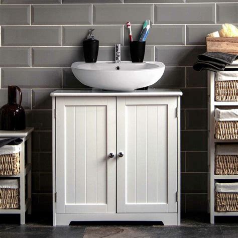Undersink bathroom cabinet cupboard vanity unit under sink basin. 60cm Under Sink Storage Unit in 2020 | Under sink storage ...
