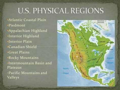 Ppt U S Physical Regions Powerpoint Presentation Free Download Id