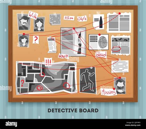 Detective investigation board hi-res stock photography and images - Alamy