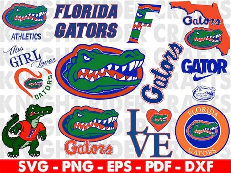 Gators Florida Gator Head Logo Svg N C A A Svg Gators Png Vinyl Cut