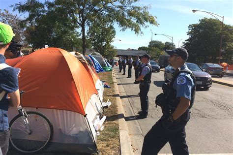 Tent City Moves West Of Viaducts But City Says Homeless Cant Stay