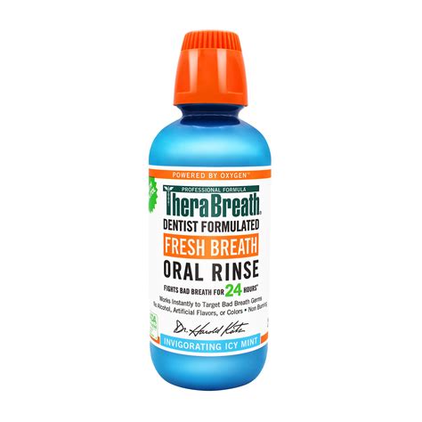 therabreath 24 hour fresh breath oral rinse invigorating icy mint 16