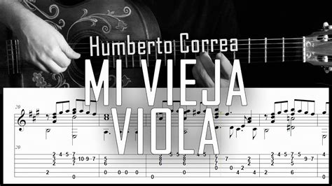 Mi Vieja Viola Tango Fingerstyle Guitar Arreglo Solista Con