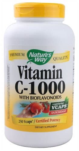 Natures Way Vitamin C With Bioflavonoids Vcaps 250 Ct Kroger