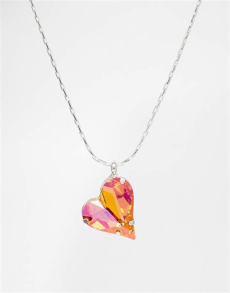 Krystal Krystal Swarovski Crystal Sweetheart Pendant Necklace At Asos