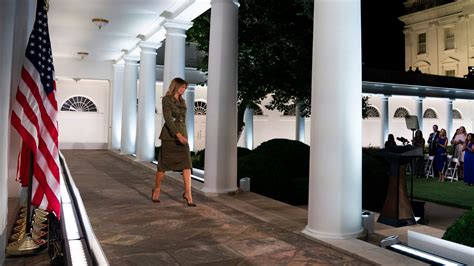 Melania Trump Dressed For Battle At The R N C The New York Times