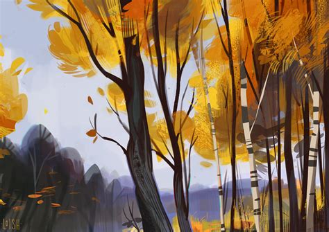 Early Access Autumn Forest By Loish From Patreon Kemono