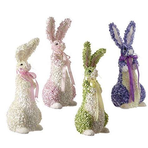 Raz Imports Easter 20 Hydrangea Bunnies Easter Craft Decorations