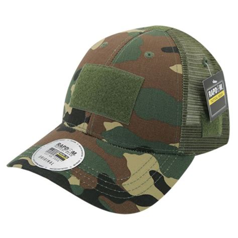 Woodland Camo Ripstop Military Tactical Operator Contractor Mesh