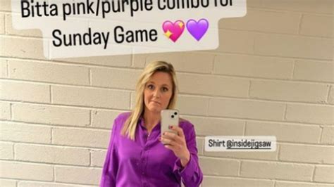 Jacqui Hurley Wows Fans On Sunday Game As She Stuns In Hot Pink Zara