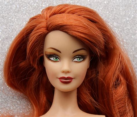 New Barbie Christmas Holiday Doll Red Hair Redhead Model Muse