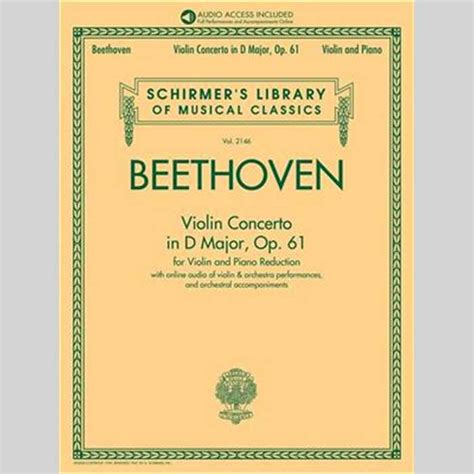 Visé Musique Beethoven Violin Concerto Op 61 Piano Reduction