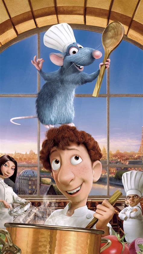 Ratatouille (2007) Phone Wallpaper | Moviemania | Ratatouille disney