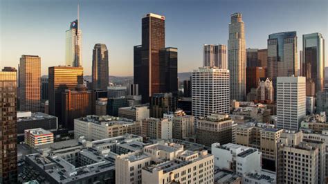 Los Angeles Cityscape Bilder Und Stockfotos Istock