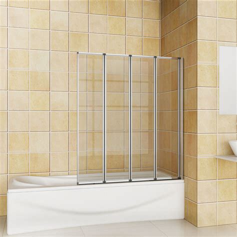 Aica 4 Folds Or 5 Folds Folding Glass Screen Over Bath Shower Door