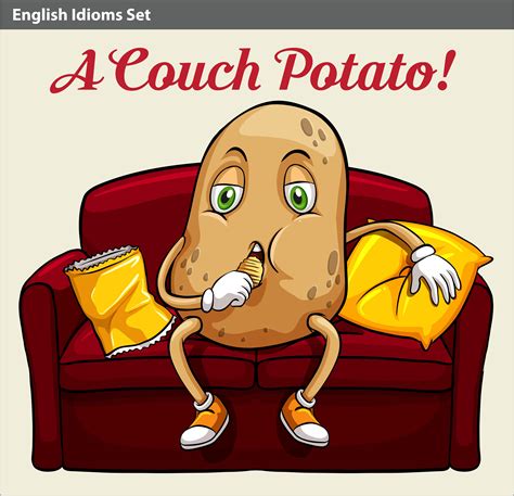 A Couch Potato 299665 Vector Art At Vecteezy