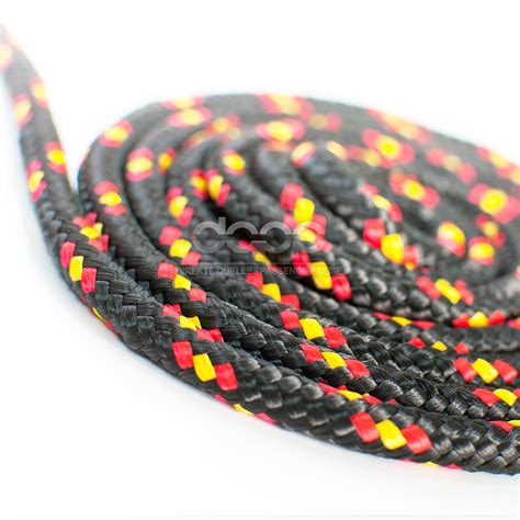Black 6 20mm Polypropylene Rope 10 200m Braided Pp Synthetic Fiber