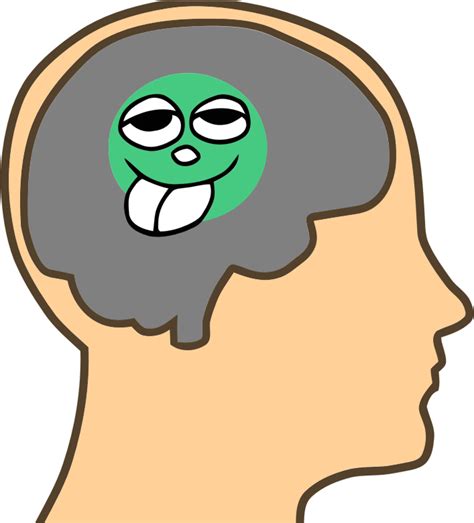 Pea Sized Brain Fixed Openclipart