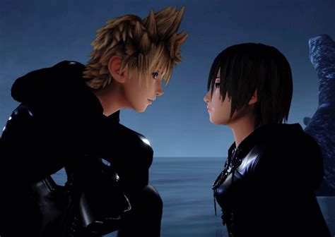 Roxas And Xion In The Dark Realm You Cant See It But I Put Roxas To