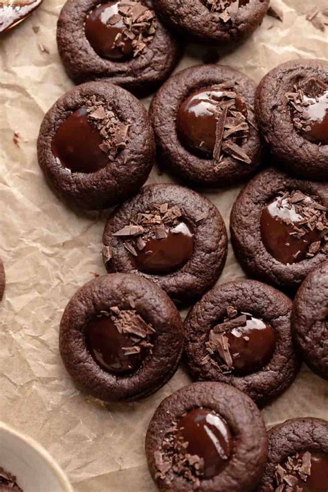 Chocolate Thumbprint Cookies Cambrea Bakes