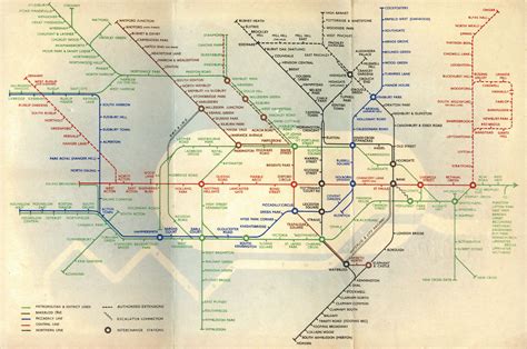 Tube Map Underground Lines London Underground Map London Tube Old