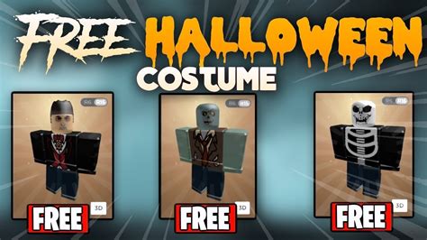 5 Halloween Custom Outfits For Free Roblox Youtube