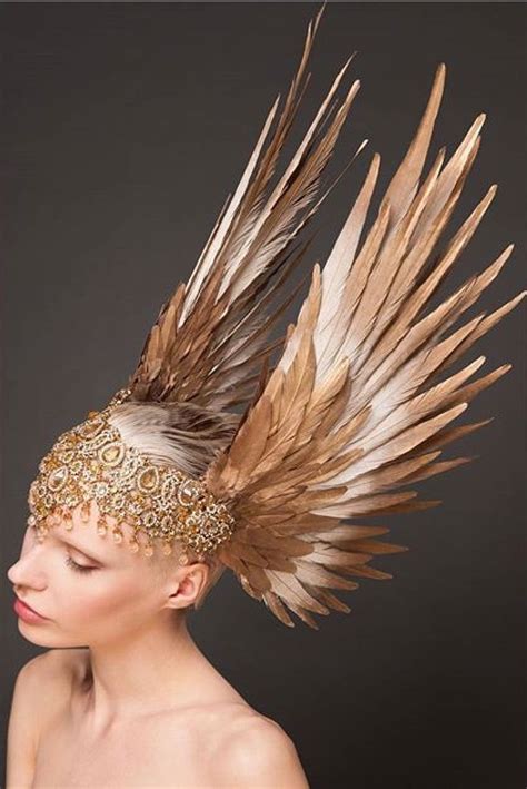 Winged Headpiece By Isla Campbell Millinery Hair Jewelry Headpiece