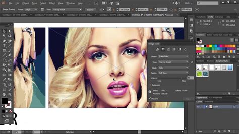 How To Convert Raster Image Into Vector Object On Adobe Illustrator YouTube