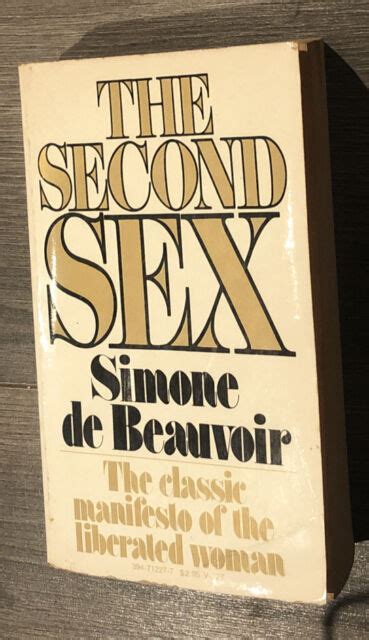 The Second Sex By Simone De Beauvoir 1974 Trade Paperback For Sale Online Ebay